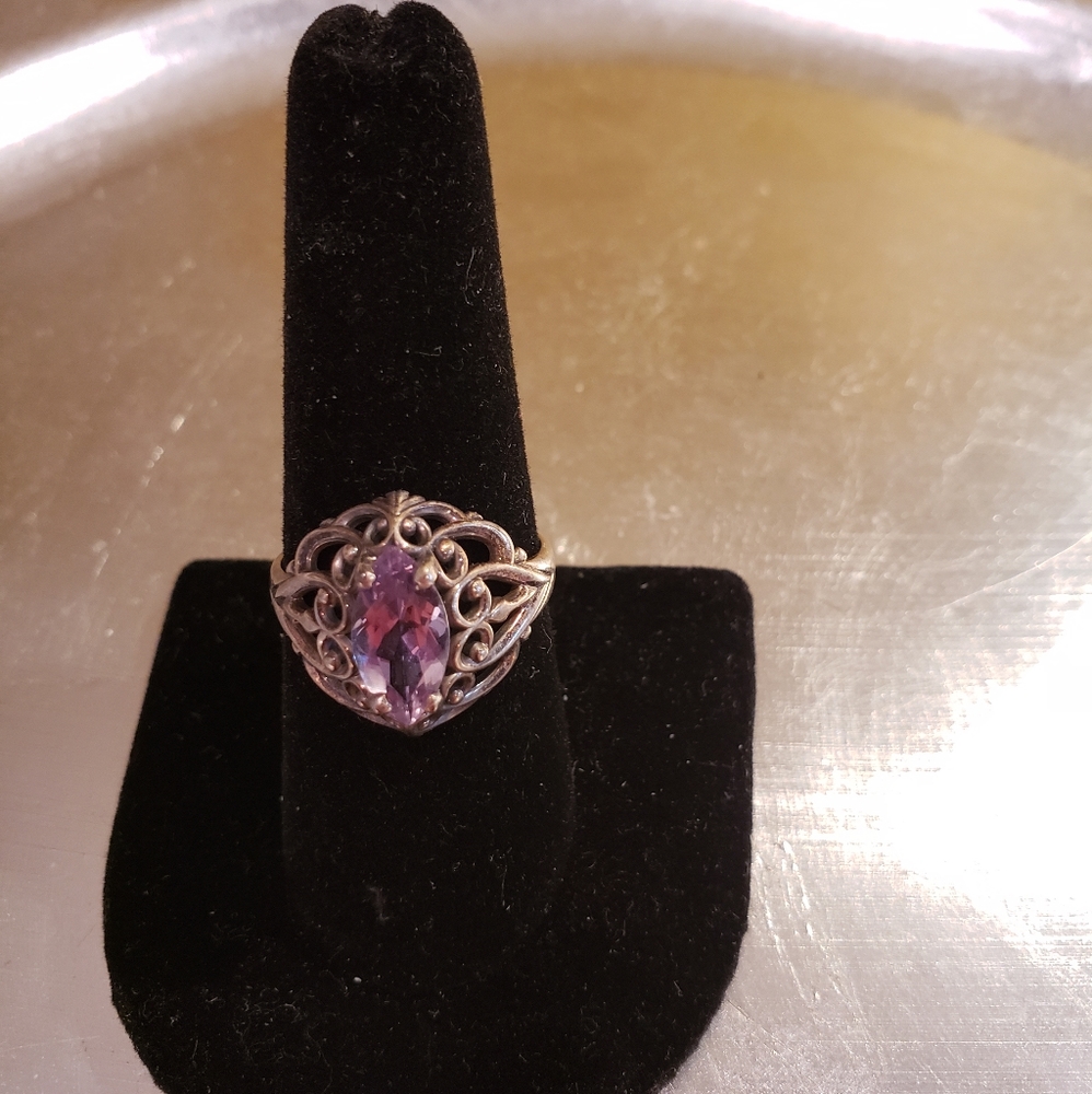 Sterling Silver Amethyst Ring